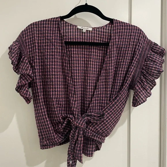 Madewell wrap top - Picture 2 of 3